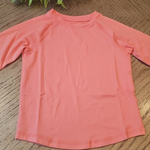 01.Algo Other - Coral Kids Raglan Sleeve Quick Dry Shirt Size 3T NWOT